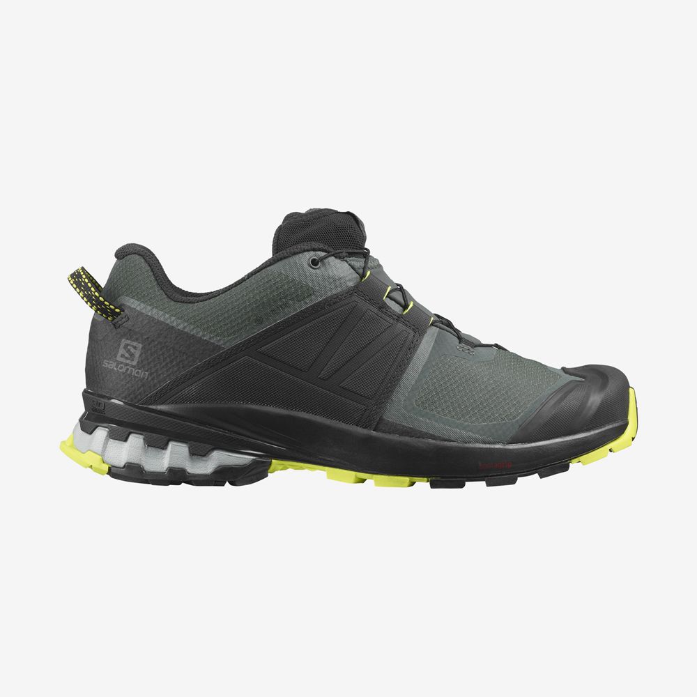 SALOMON UK XA WILD GORE-TEX - Mens Trail Running Shoes Green,WSHT73529